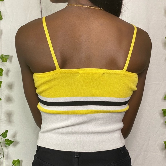 Striped bumblebee crop top - Picture 2 of 3